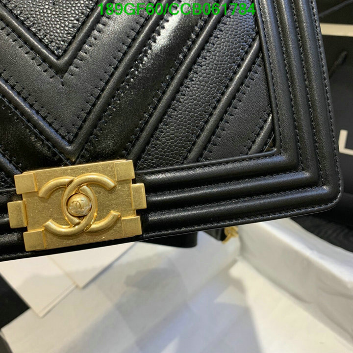 Chanel Bags -(Mirror)-Le Boy,Code: CCB061787,$: 189USD