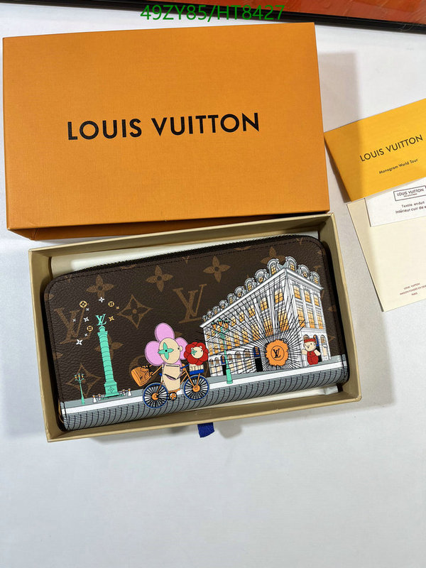 LV Bags-(4A)-Wallet-,Code: HT8427,$: 49USD