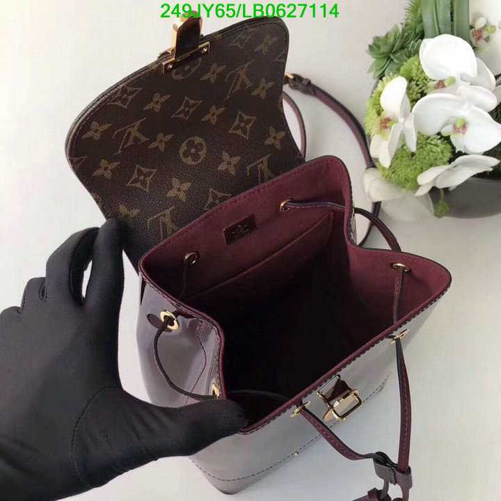 LV Bags-(Mirror)-Backpack-,Code: LB0627114,$: 249USD