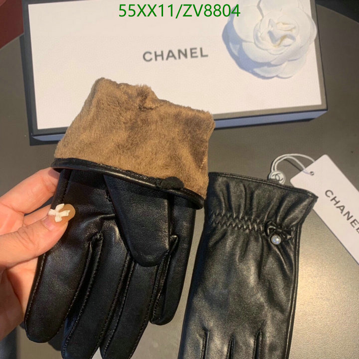 Gloves-Chanel, Code: ZV8804,$: 55USD