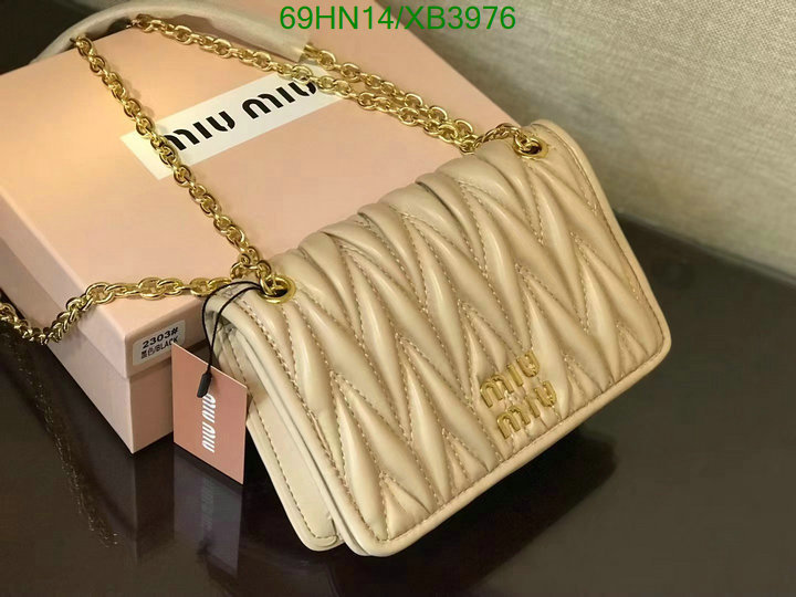 Miu Miu Bag-(4A)-Diagonal-,Code: XB3976,$: 69USD