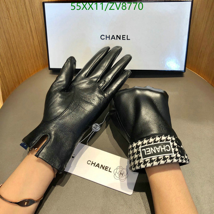 Gloves-Chanel, Code: ZV8770,$: 55USD