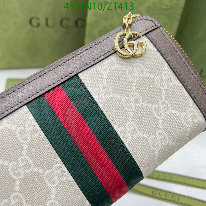 Gucci Bag-(4A)-Wallet-,Code: ZT413,$: 49USD