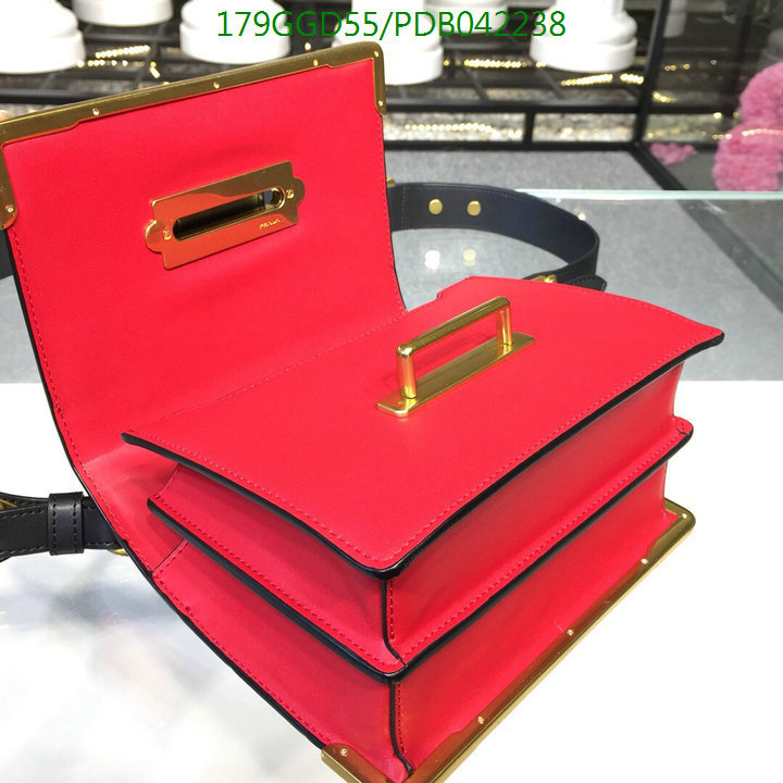 Prada Bag-(Mirror)-Diagonal-,Code: PDB042238,$:179USD