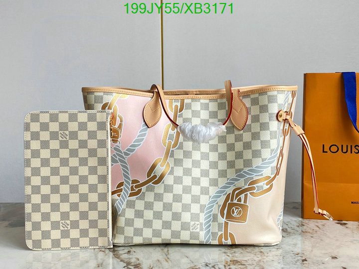 LV Bags-(Mirror)-Neverfull-,Code: XB3171,$: 199USD