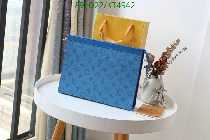 LV Bags-(Mirror)-Wallet-,Code: KT4942,$: 89USD