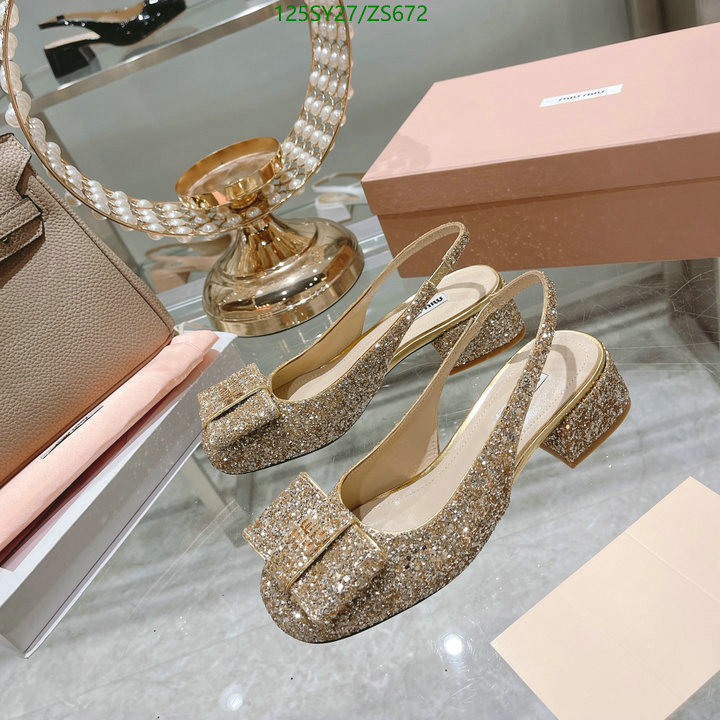 Women Shoes-Miu Miu, Code: ZS672,$: 125USD