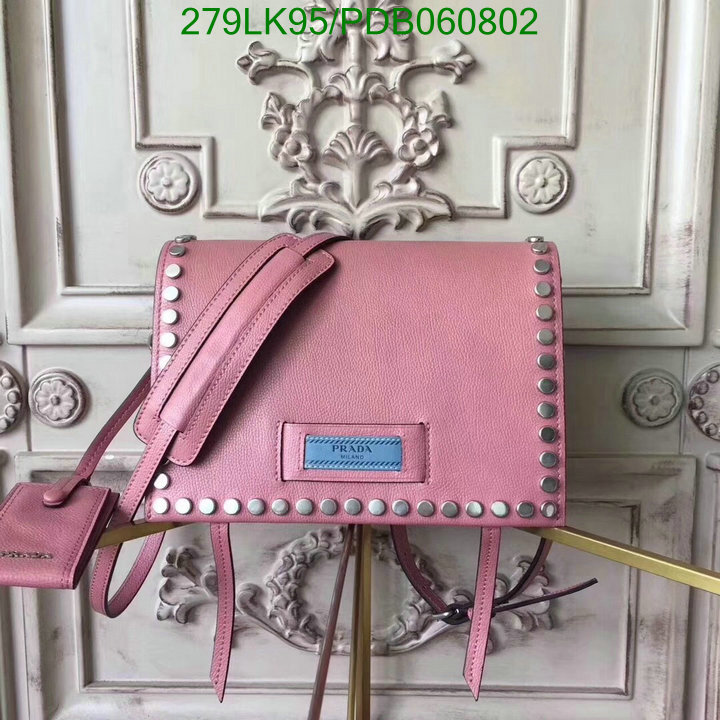 Prada Bag-(Mirror)-Diagonal-,Code: PDB060802,$: 279USD