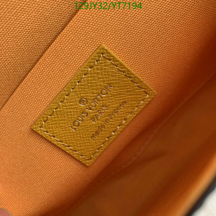 LV Bags-(Mirror)-Wallet-,Code: YT7194,$: 129USD