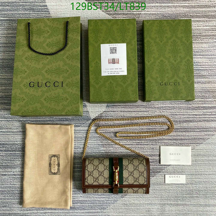 Gucci Bag-(Mirror)-Wallet-,Code: LT839,$: 129USD