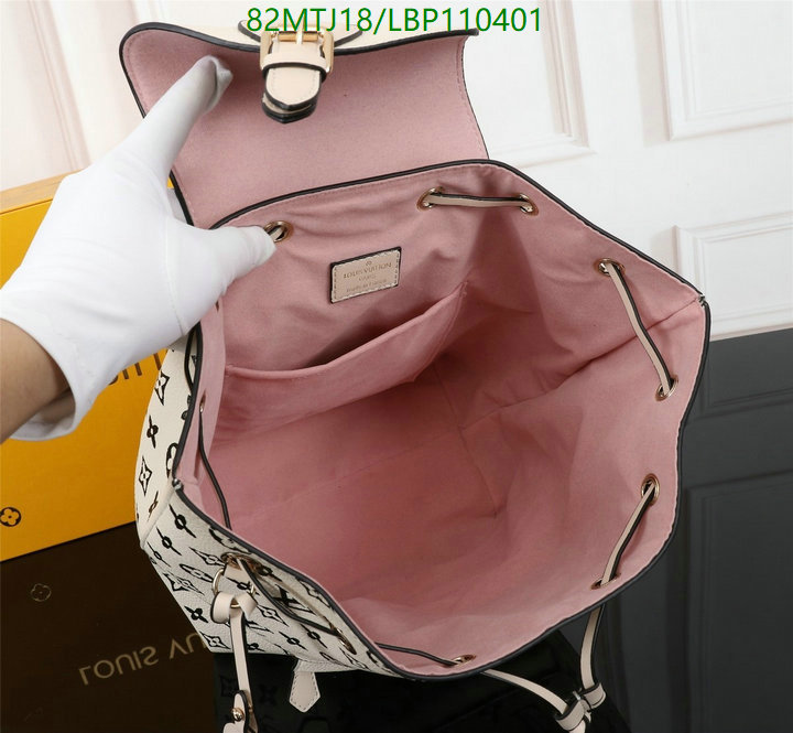 LV Bags-(4A)-Backpack-,Code: LBP110401,$: 82USD