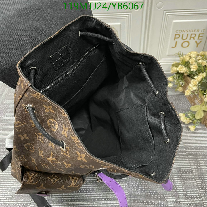 LV Bags-(4A)-Backpack-,Code: YB6067,$: 119USD