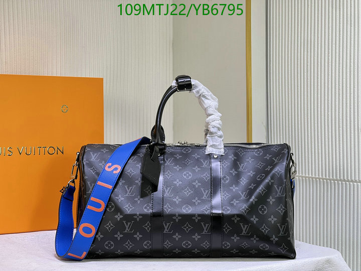 LV Bags-(4A)-Keepall BandouliRe 45-50-,Code: YB6795,$: 109USD