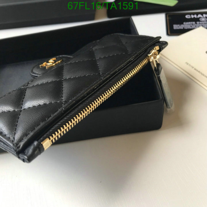 Chanel Bags -(Mirror)-Wallet-,Code: TA1591,$: 67USD