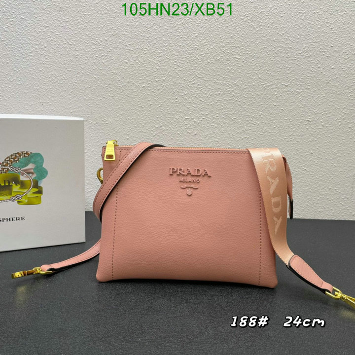 Prada Bag-(4A)-Diagonal-,Code: XB51,$: 105USD