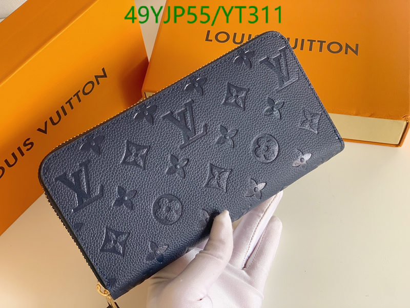 LV Bags-(4A)-Wallet-,Code: YT311,$: 49USD