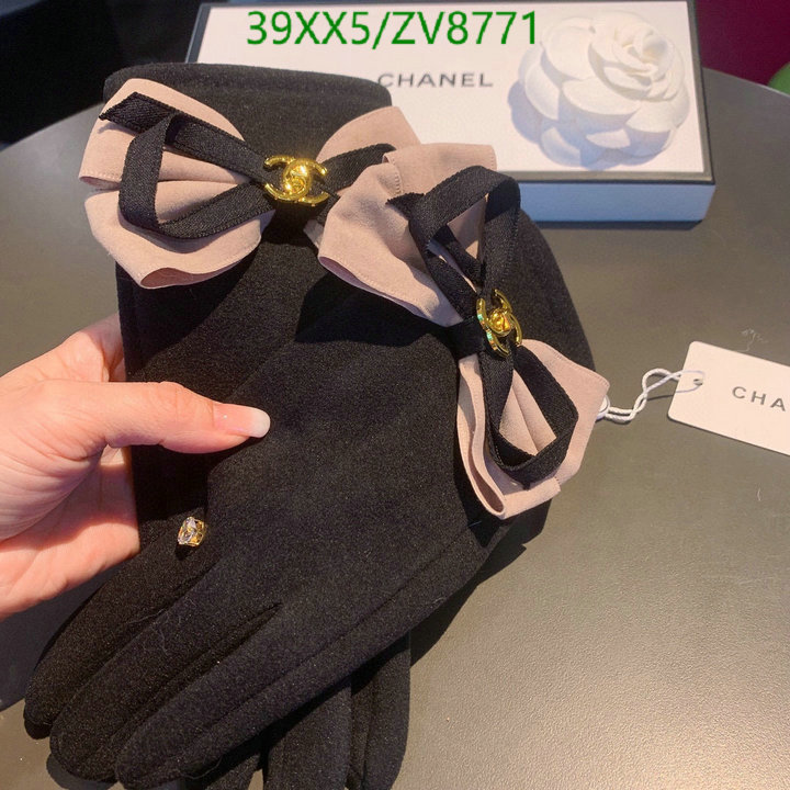 Gloves-Chanel, Code: ZV8771,$: 39USD