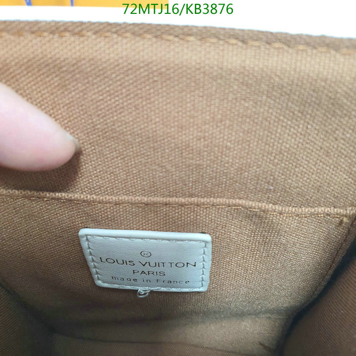 LV Bags-(4A)-Handbag Collection-,Code: KB3876,$: 72USD