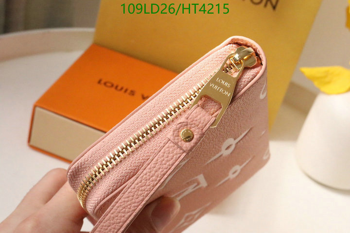 LV Bags-(Mirror)-Wallet-,Code: HT4215,$: 109USD