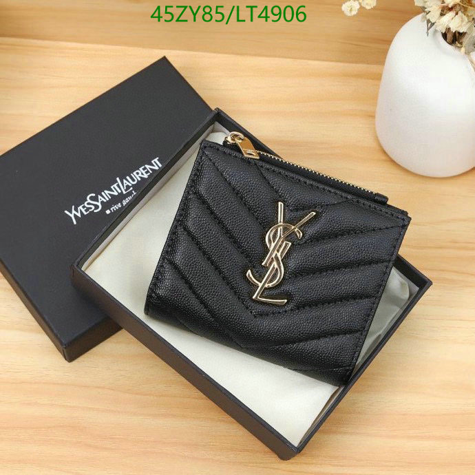 YSL Bag-(4A)-Wallet-,Code: LT4906,$: 45USD