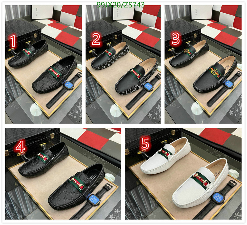 Men shoes-Gucci, Code: ZS743,$: 99USD