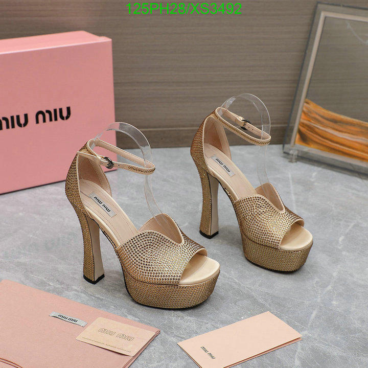 Women Shoes-Miu Miu, Code: XS3492,$: 125USD