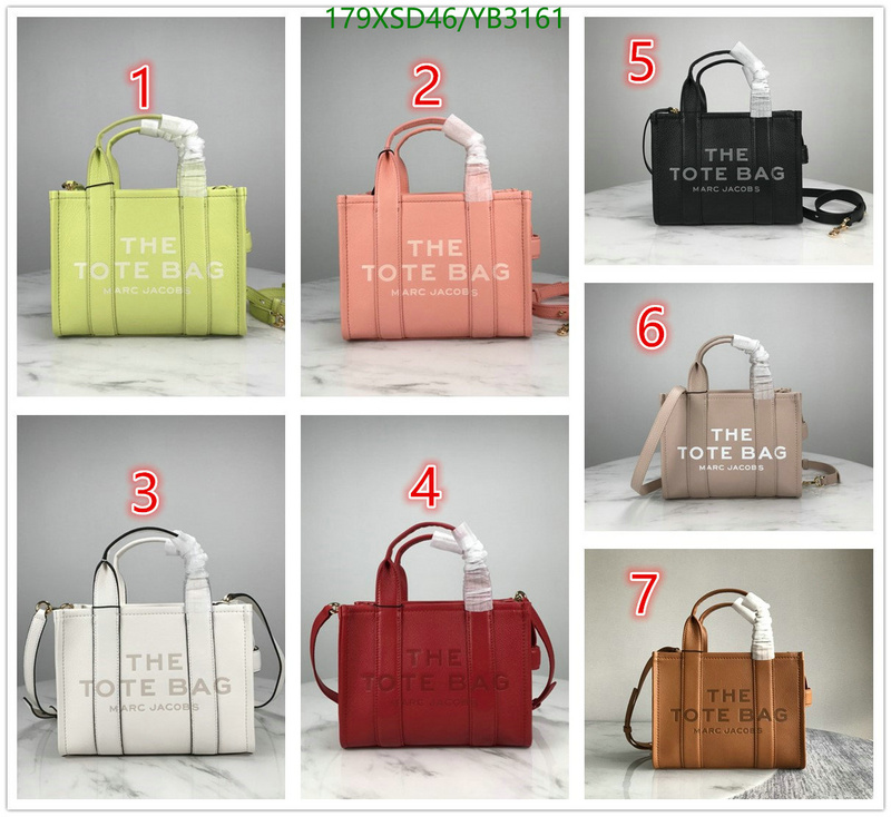 Marc Jacobs Bags -(Mirror)-Handbag-,Code: YB3161,$: 179USD