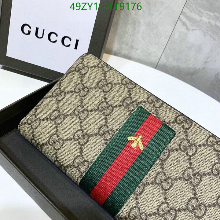 Gucci Bag-(4A)-Wallet-,Code: LT9176,$: 49USD