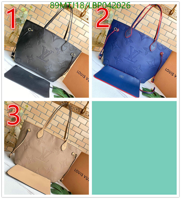 LV Bags-(4A)-Neverfull-,Code: LBP042026,$: 89USD