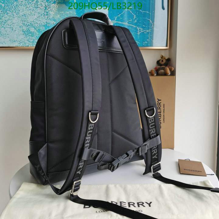 Burberry Bag-(Mirror)-Backpack-,Code: LB3219,$: 209USD