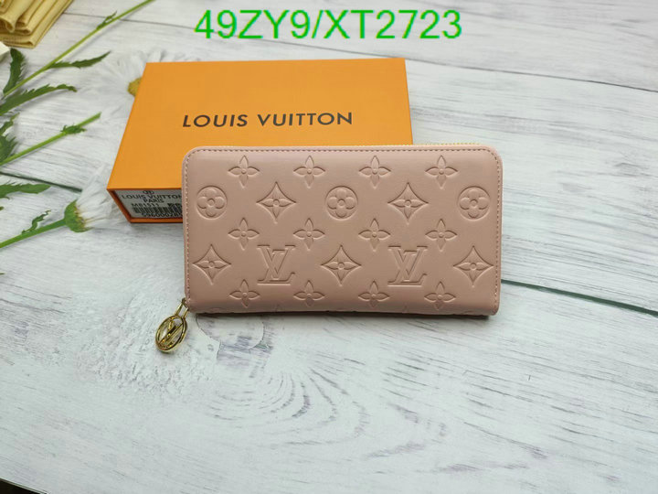 LV Bags-(4A)-Wallet-,Code: XT2723,$: 49USD