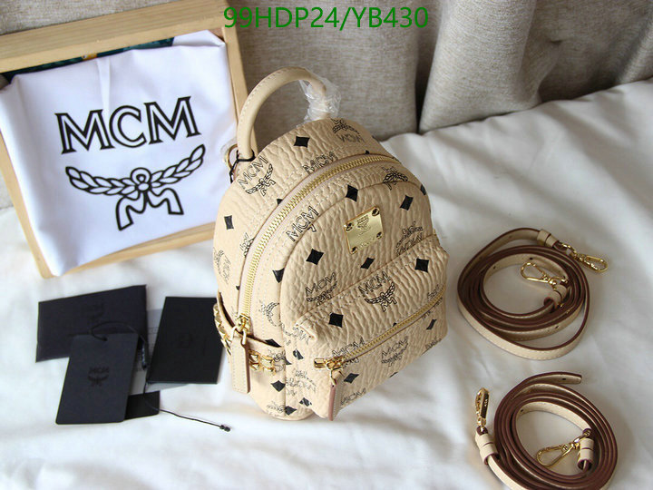 MCM Bag-(Mirror)-Backpack-,Code: YB430,$: 99USD