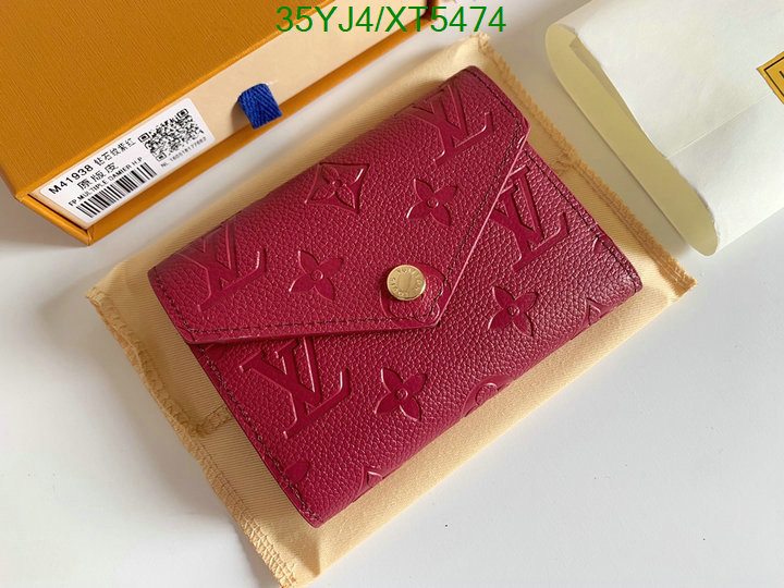 LV Bags-(4A)-Wallet-,Code: XT5474,$: 35USD