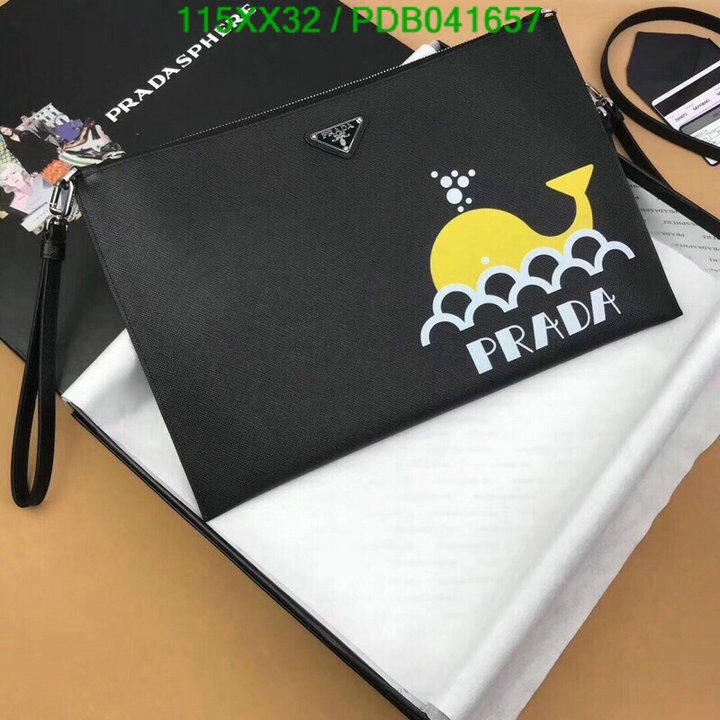 Prada Bag-(Mirror)-Clutch-,Code: PDB041657,$: 115USD