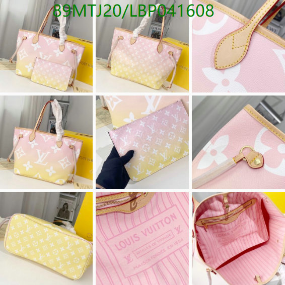 LV Bags-(4A)-Neverfull-,Code: LBP041608,$: 89USD