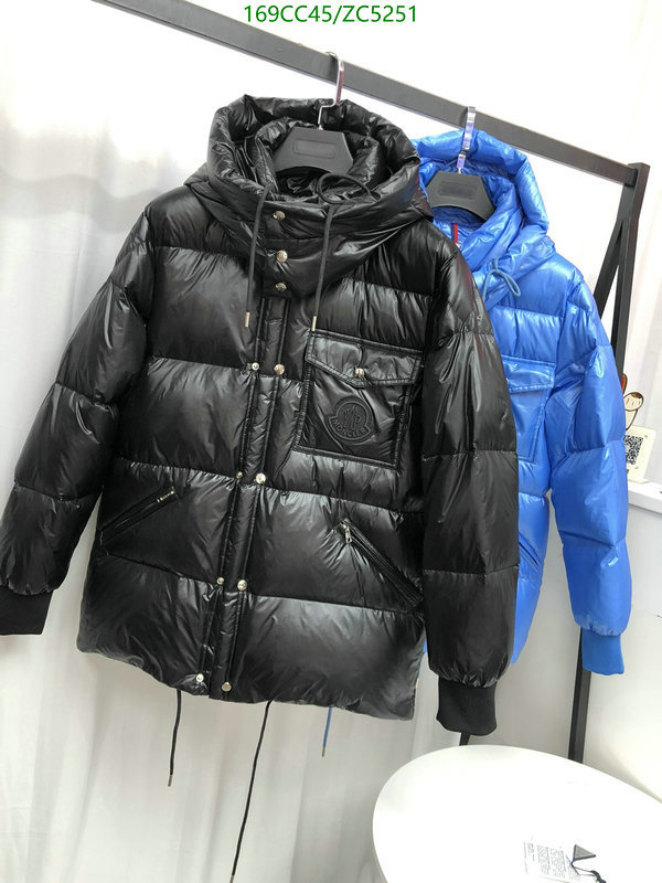 Down jacket Men-Moncler, Code: ZC5251,$: 169USD