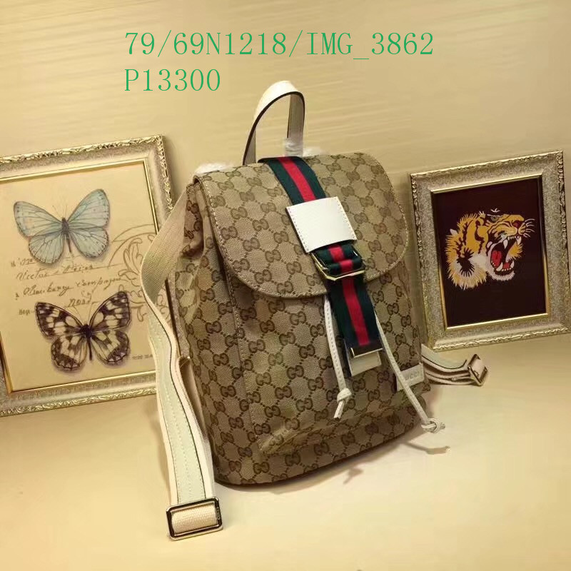 Gucci Bag-(4A)-Backpack-,Code:GGB111004,$: 79USD