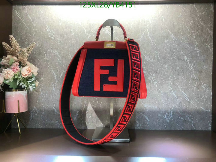 Fendi Bag-(4A)-Peekaboo,Code: YB4151,$: 125USD