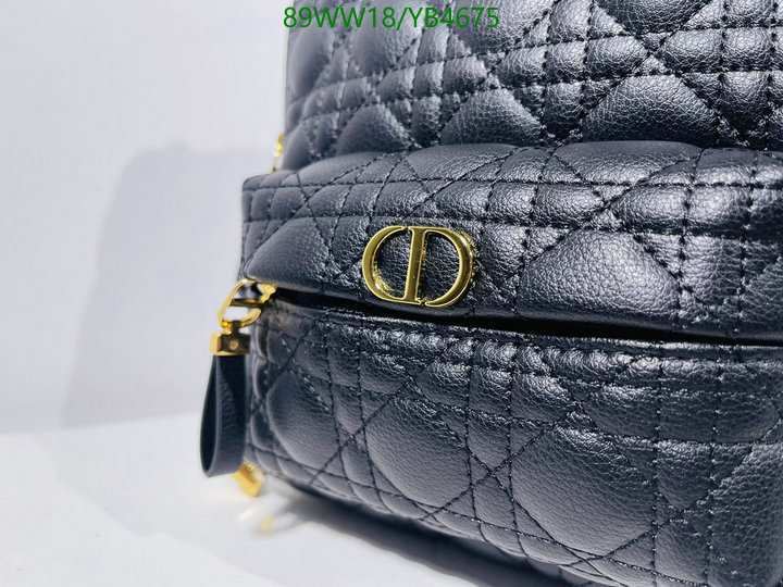 Dior Bags-(4A)-Backpack,Code: YB4675,$: 89USD