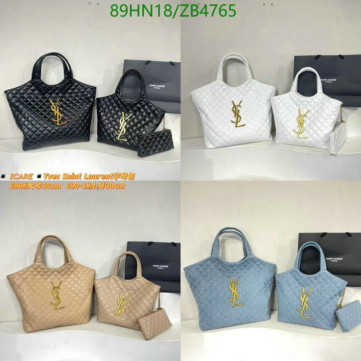 YSL Bag-(4A)-Handbag-,Code: ZB4765,