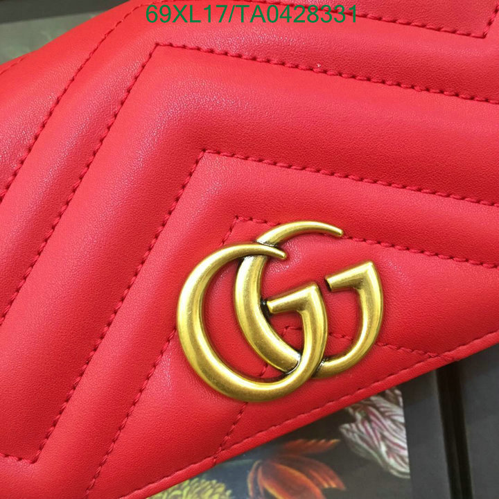 Gucci Bag-(4A)-Wallet-,Code:TA0428331,$: 69USD