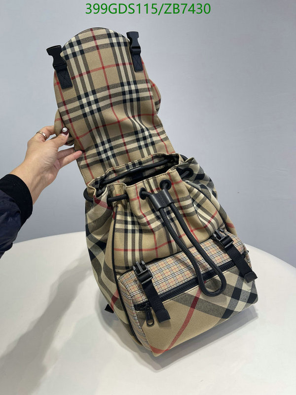 Burberry Bag-(Mirror)-Backpack-,Code: ZB7430,$: 399USD