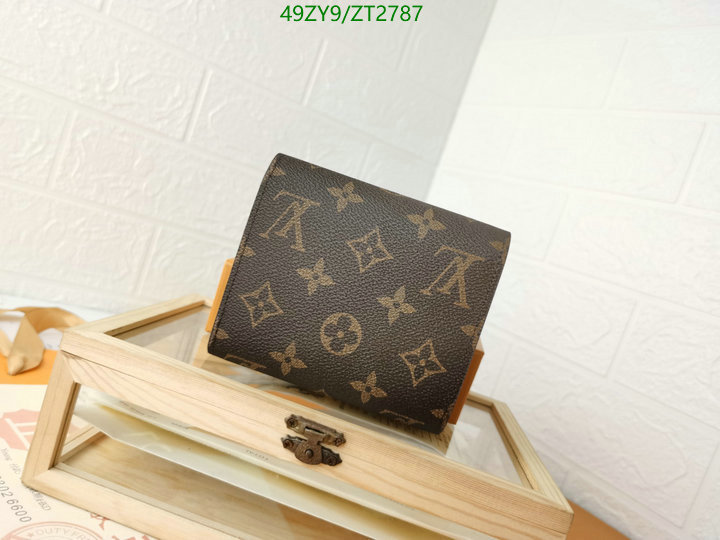 LV Bags-(4A)-Wallet-,Code: ZT2787,$: 49USD