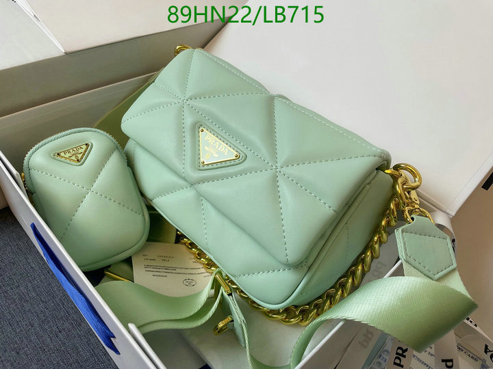 Prada Bag-(4A)-Diagonal-,Code: LB715,$: 89USD