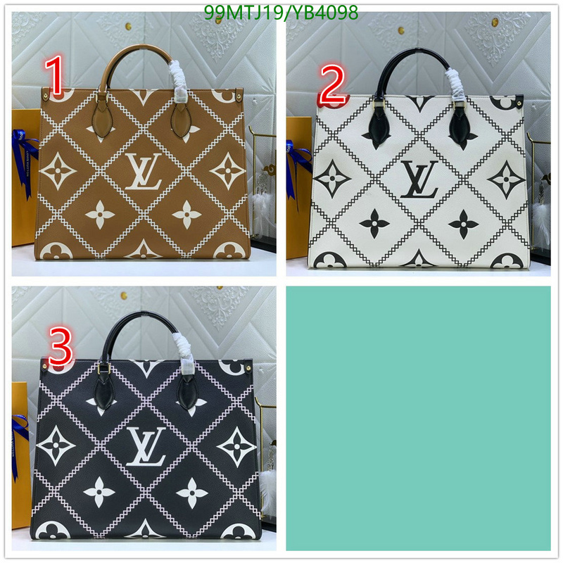 LV Bags-(4A)-Handbag Collection-,Code: YB4098,$: 99USD