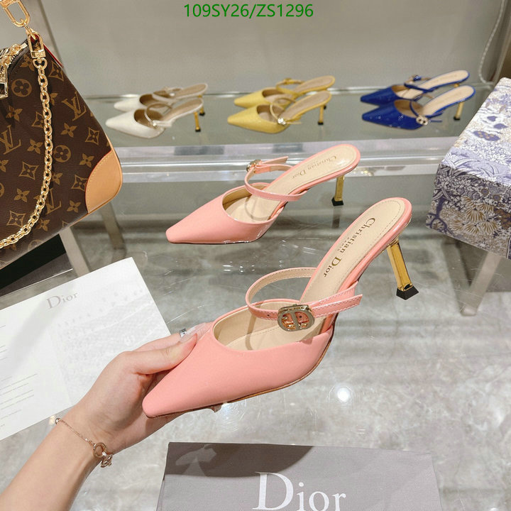 Women Shoes-Dior,Code: ZS1296,$: 109USD