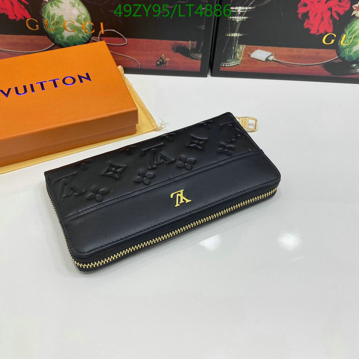 LV Bags-(4A)-Wallet-,Code: LT4886,$: 49USD