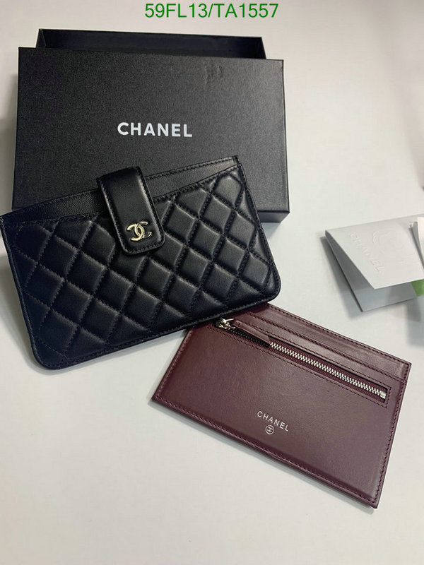 Chanel Bags ( 4A )-Wallet-,Code: TA1557,$: 59USD