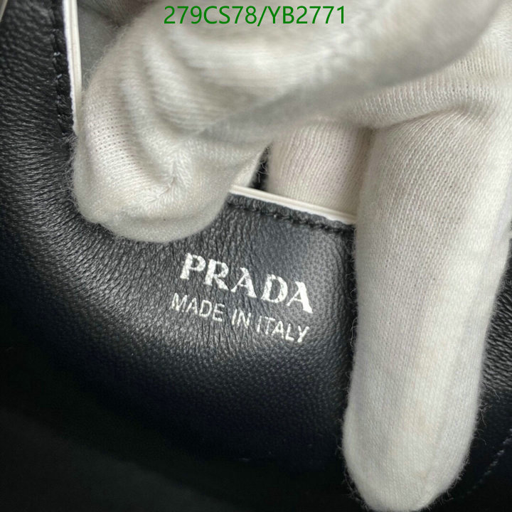 Prada Bag-(Mirror)-Diagonal-,Code: YB2771,$: 279USD