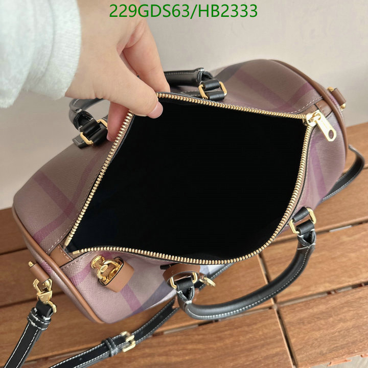 Burberry Bag-(Mirror)-Handbag-,Code: HB2333,$: 229USD